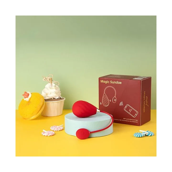 Jajko miłości Magic Motion - silikonowe, sterowanie aplikacją, 10 trybów wibracji