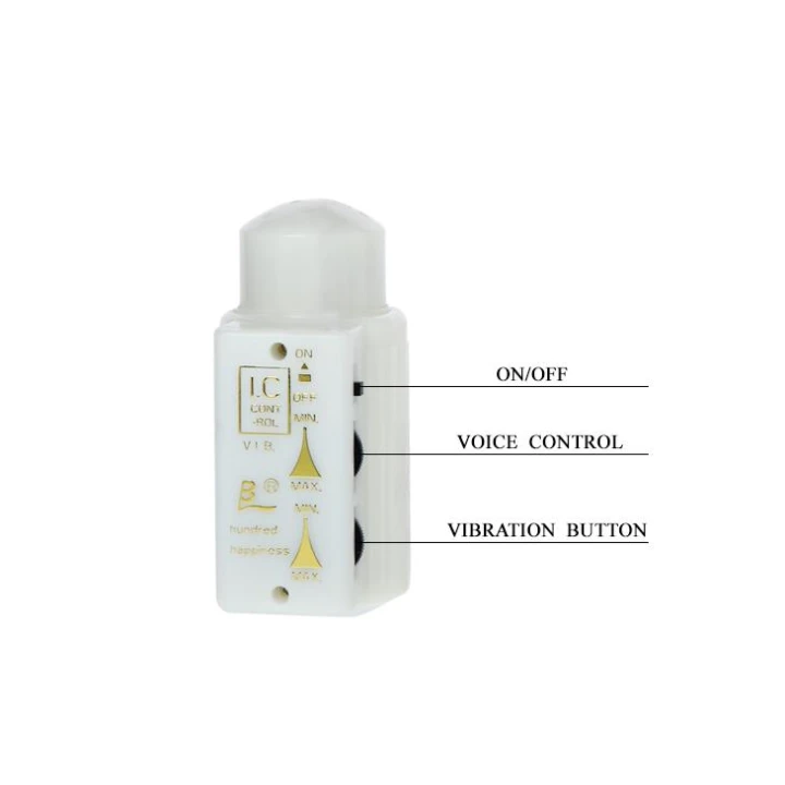 Dildo BAILE - Wibracje, Obracanie, Zdalne Sterowanie, 21 cm