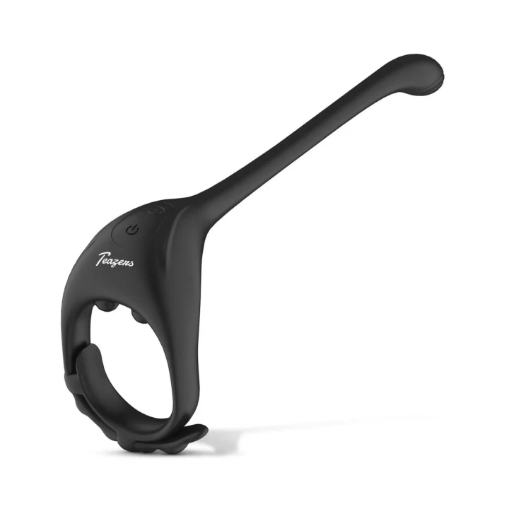 Wibrator prostaty Teazers Triple zdalnie sterowany, regulowany pierścień, 2 silniki