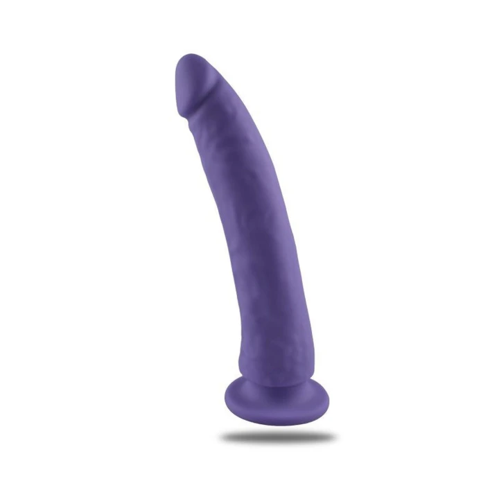 Dildo realistyczny Toyz4Lovers, purpurowy, miękki w dotyku, bez ftalanów