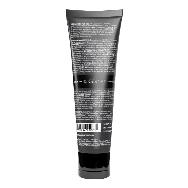 Krem do masturbacji System JO - Bez zapachu, nawilżający, z olejem kokosowym 120 ML