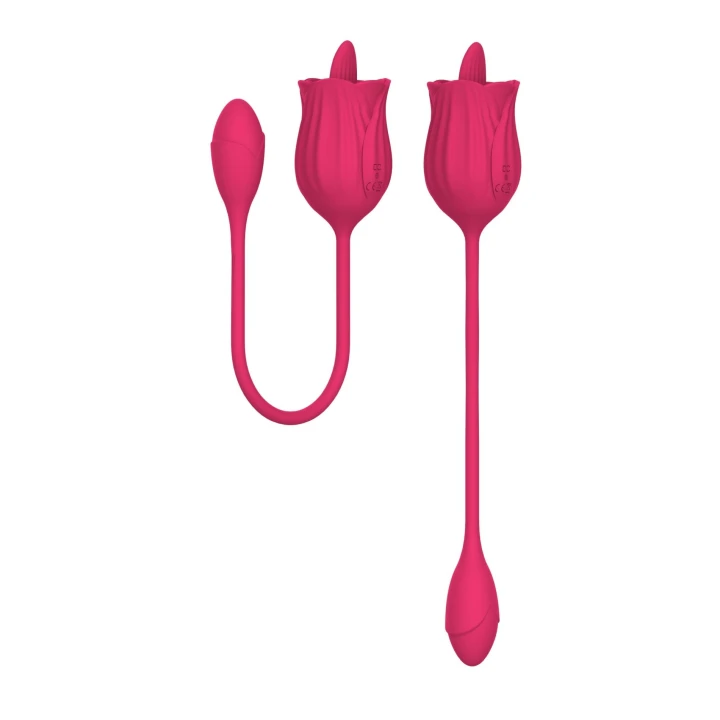 Stymulator lingualny - Gadżet X, 10 funkcji, wibrujące jajko, USB, wodoodporny