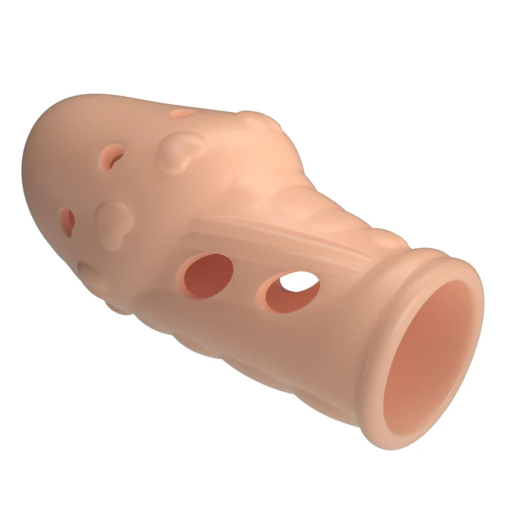 Nakładka na penisa TPR - Pretty Love, elastyczna, wzmocnienie erekcji, uniwersalne dopasowanie