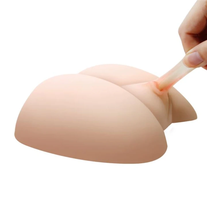 Masturbator realistyczny BAILE - Wibracje multispeed, CyberSkin, 2 otwory miłości