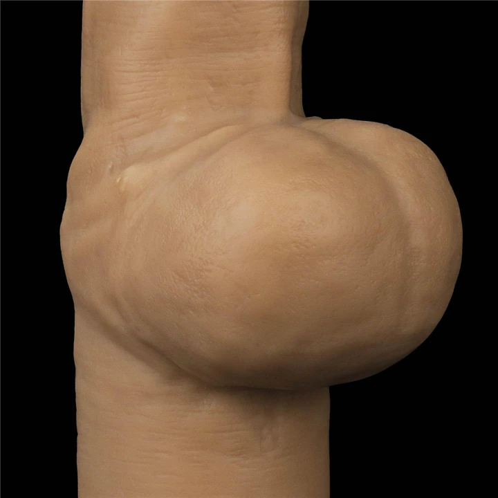 Dildo Love Toy – 12'', dwuwarstwowy silikon, przyssawka, ergonomiczny uchwyt