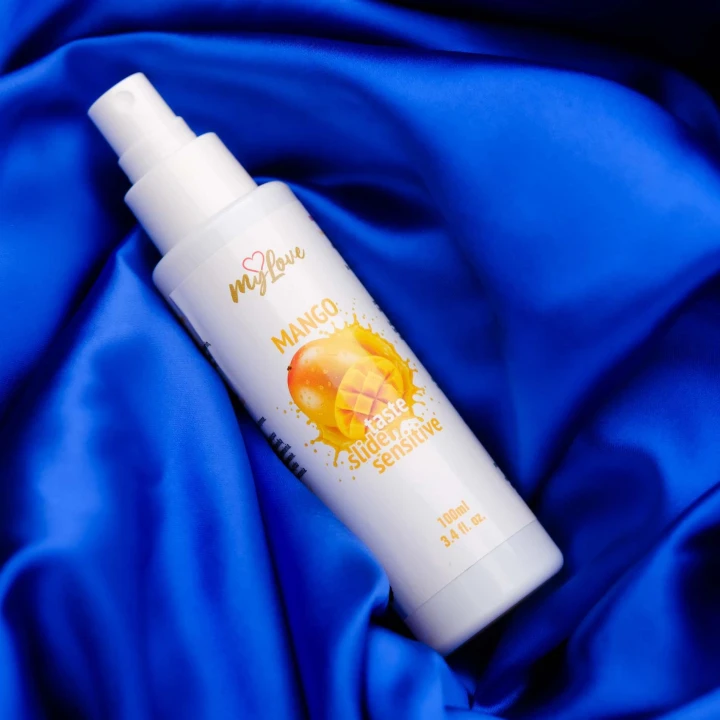 Żel intymny MyLove Taste Slide Sensitive, mango, 100 ml, aksamitny poślizg, tropikalny aromat