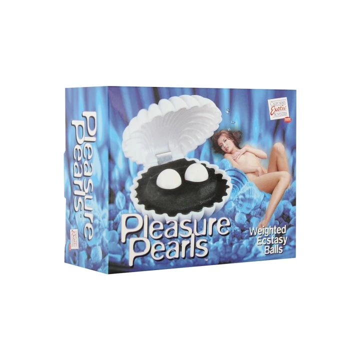 Kulki dopochwowe PLEASURE PEARLS - wodoodporne, stymulujące, ABS