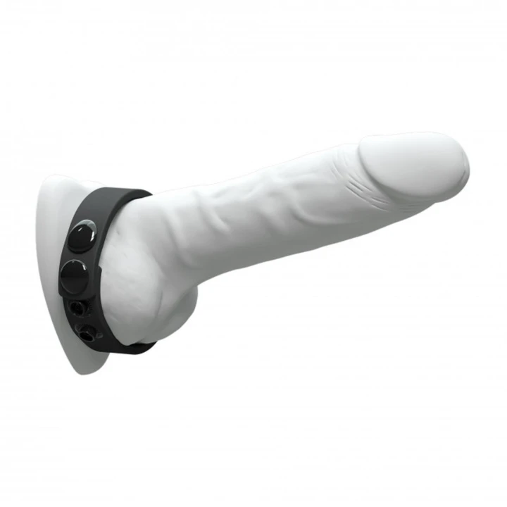 Piersiówka silikonowa HERO RING - czarny onyks, regulowana, wodoodporna, elastyczna