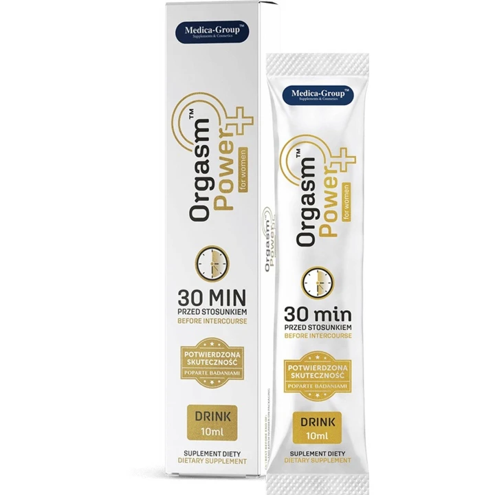 Napój Pobudzający dla Kobiet Orgasm Power | 10 ml | Intensyfikacja Podniecenia, Wzrost Libido