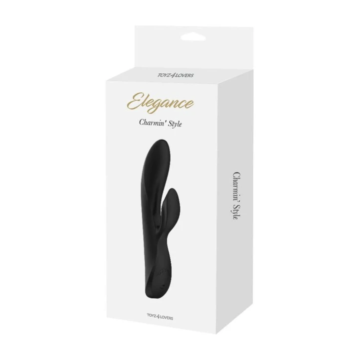 Wibrator - Charmin Style, silikon medyczny, podwójna stymulacja, ładowany USB