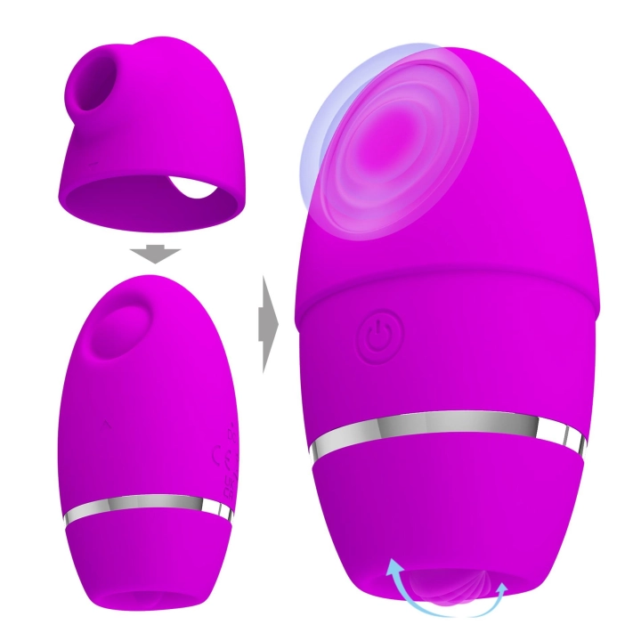 Wibrator klitoralny PRETTY LOVE Shakira – silikon, USB, sterowanie telefonem