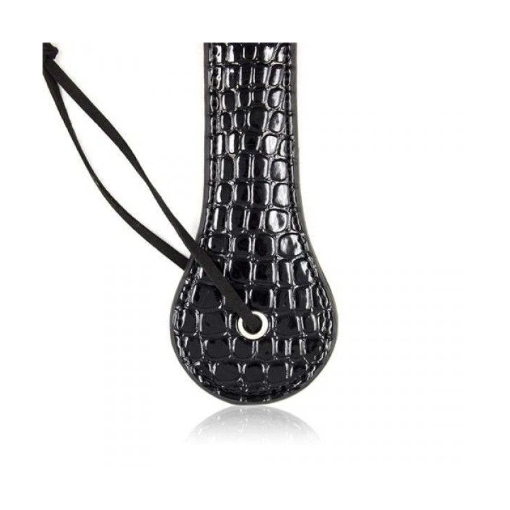 Paddle do spanka Pejcz-Paletta, skórzana, z uchwytem i pętlą zabezpieczającą