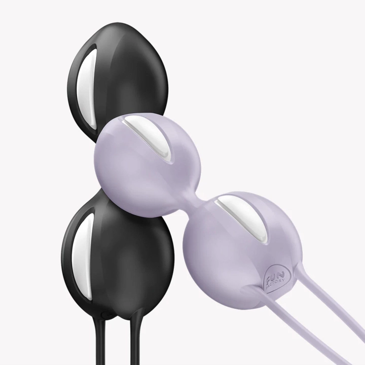 Trenażer mięśni dna miednicy SMARTBALLS DUO – 10 cm, 2 kulki, lawendowy