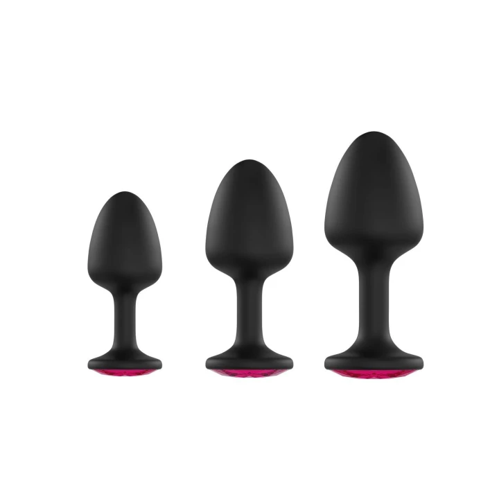 Korektor analny Marca Dorcel, Geisha Plug Ruby, silikon medyczny, 7,9 cm