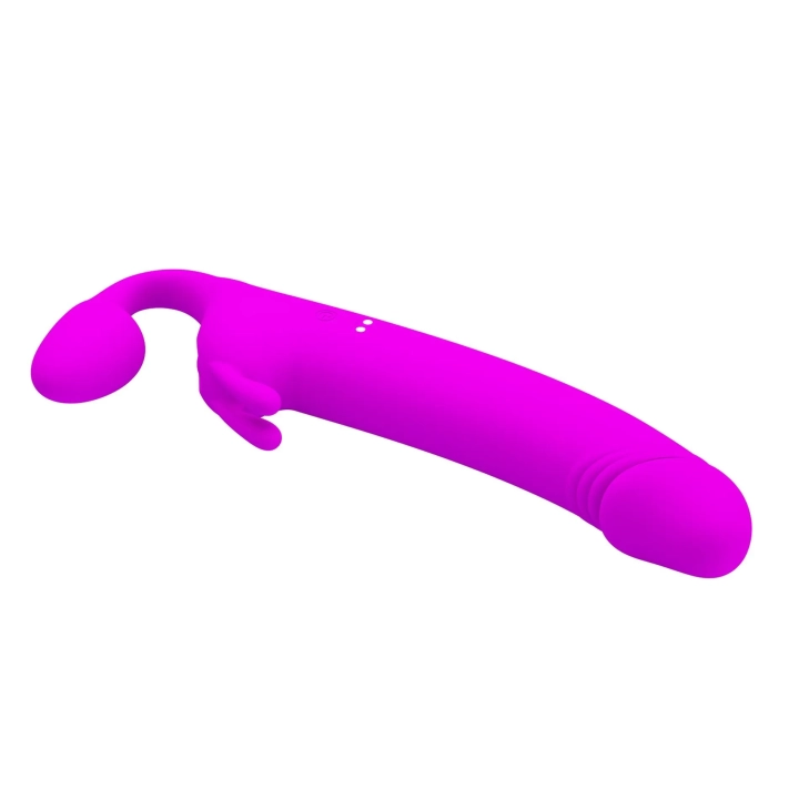 Wibrator strap-on Zanini, silikonowy, 28,3 cm, 10 trybów wibracji, wodoodporny