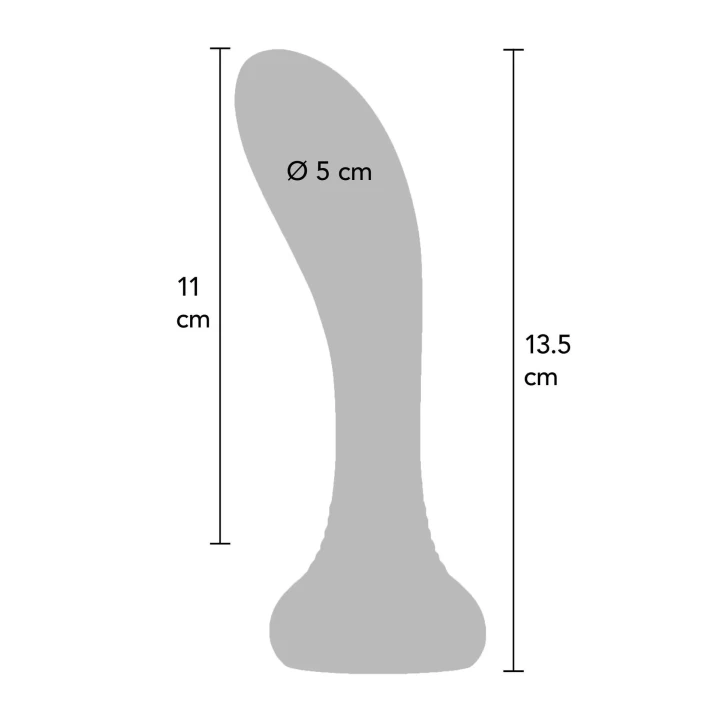 Wibrator G-spot Zare - silikonowy, 7 rodzajów wibracji, wodoodporny 13.5 cm