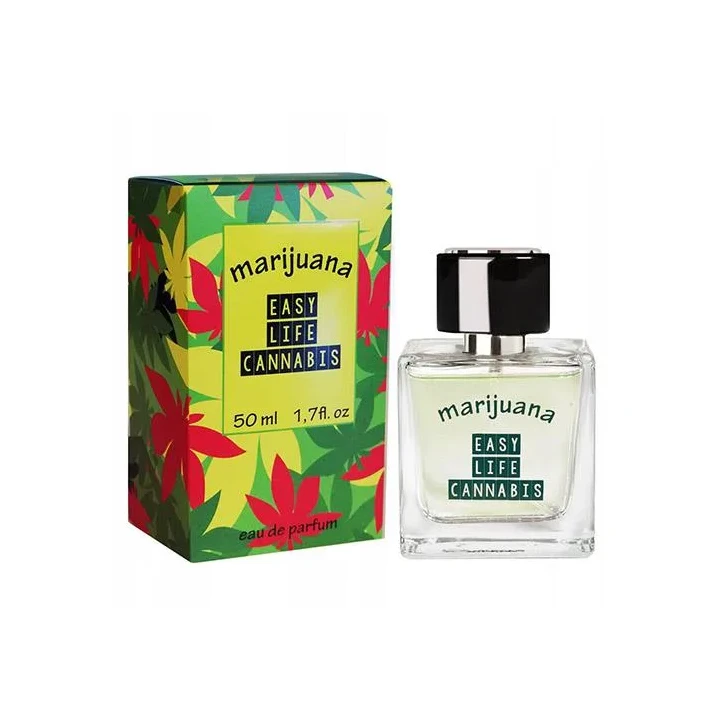 Woda perfumowana unisex Marijuana EASY LIFE CANNABIS 50ml, nuty drzewne, aromat konopi