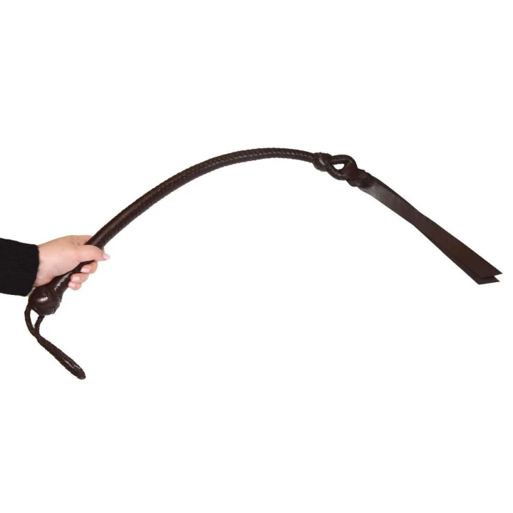 Bicz pleciony, Prowler RED, skórzany, klasyczny, wysoka precyzja