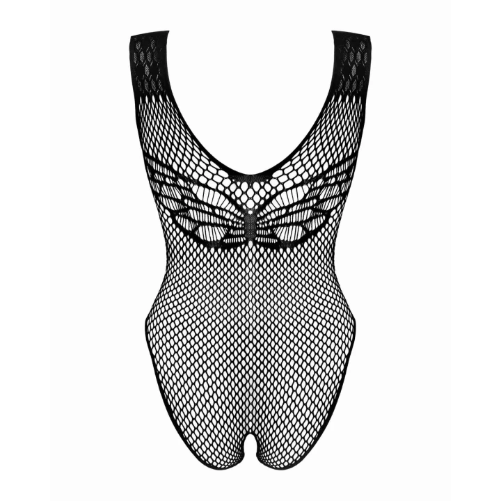 Body OBSESSIVE B134, rozmiar XL/XXL, głęboki dekolt, elastyczna siateczka