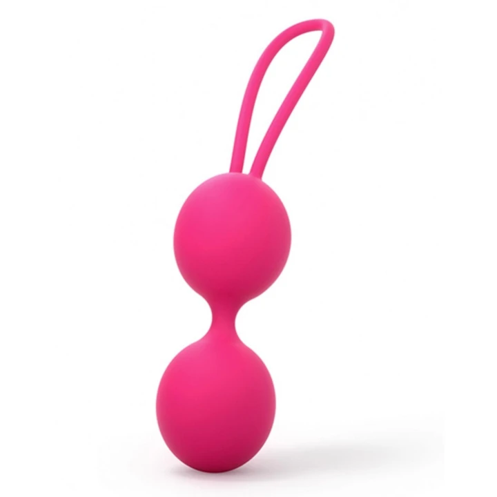 Kulki Kegla Marc Dorcel, Silikonowe, Wodoodporne, Owalne, Różowe, 15,6 cm