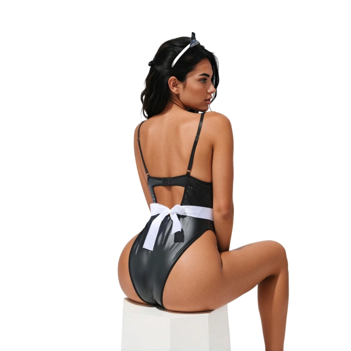 Body SOFTLINE COLLECTION, czarne, regulowane ramiączka, rozmiar L