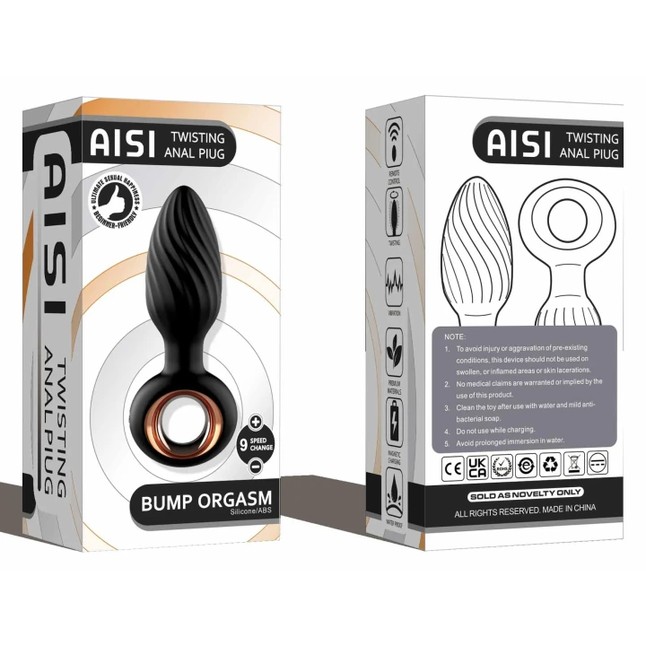 Wtyczka obrotowa Aisi z funkcją zabezpieczenia i wieloma gniazdami