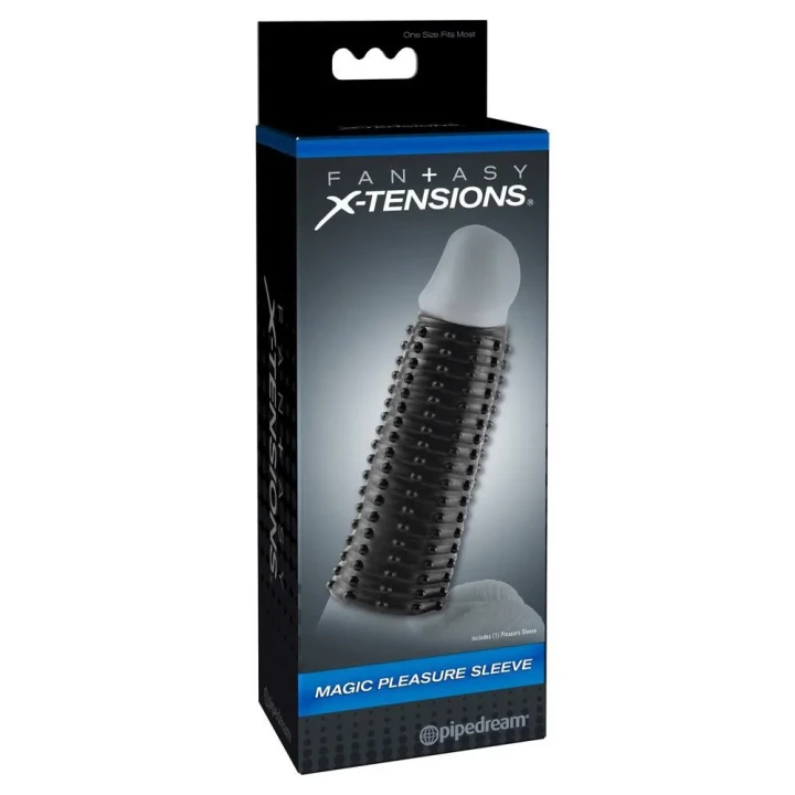 Rękaw penisa FXTM, elastyczny TPR, 13,9 cm, stymulująca powierzchnia nubbingowa
