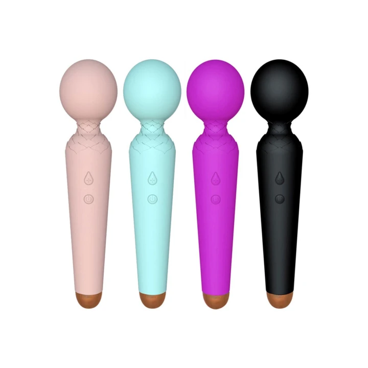 Masażer ciała - Stymulator USB, 10 funkcji, wodoodporny, silikon/ABS