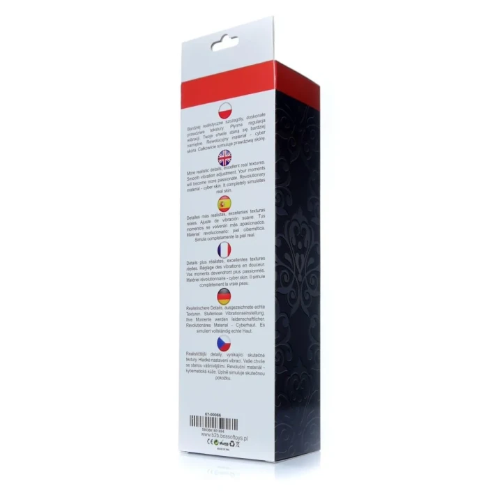 Wibrator realistyczny - Cyber Skin, 22 cm, regulowana prędkość, wibracje