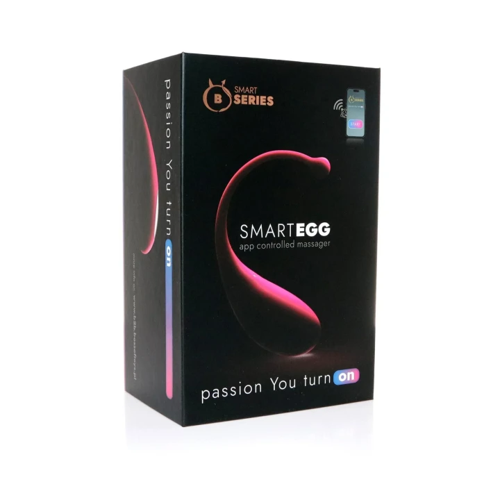 Masażer dopochwowy SMART EGG B Series, wodoodporny, z aplikacją, 9 trybów wibracji