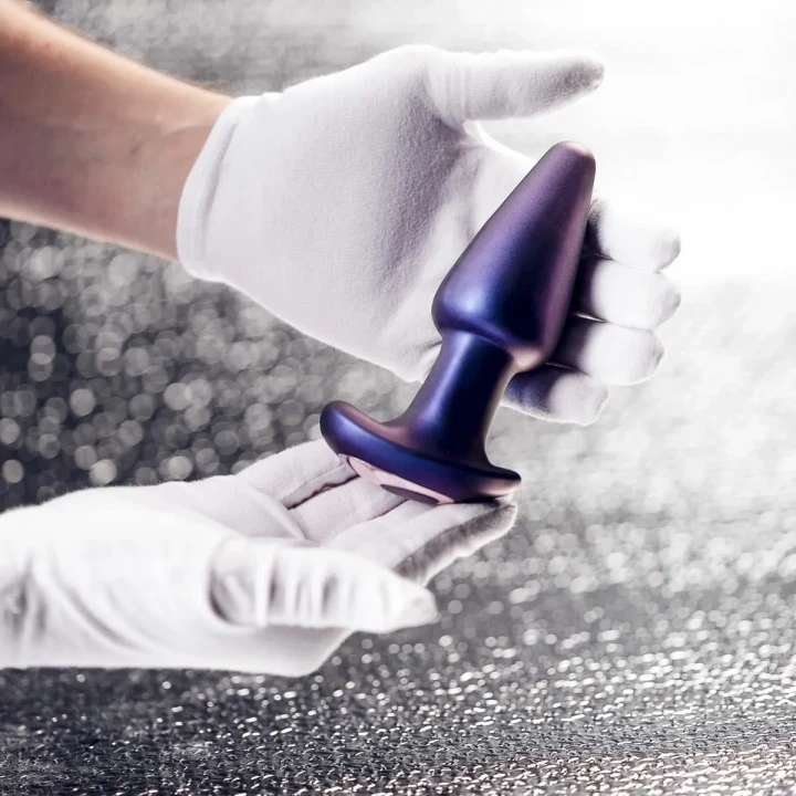 Zatyczka analna Hueman Asteroid - Rotujące kulki, 10 prędkości, wodoodporna