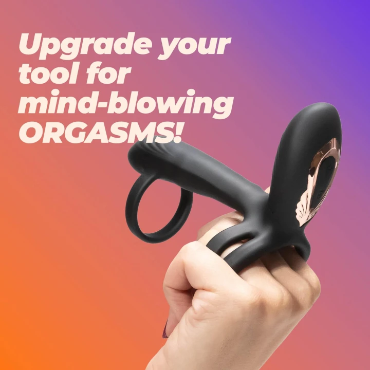 Pierścień wibrujący CRUSHIOUS Tornado, 12cm, 10 trybów wibracji, rotacja