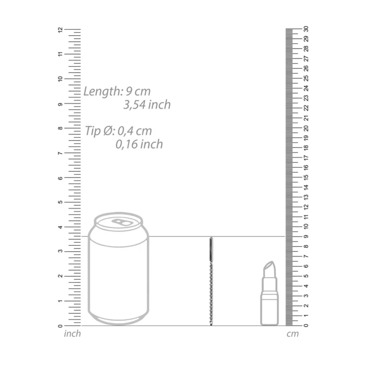 Zestaw do soundingu - Wtyczka ze stali nierdzewnej, 4 mm, wielokrotne żłobienia