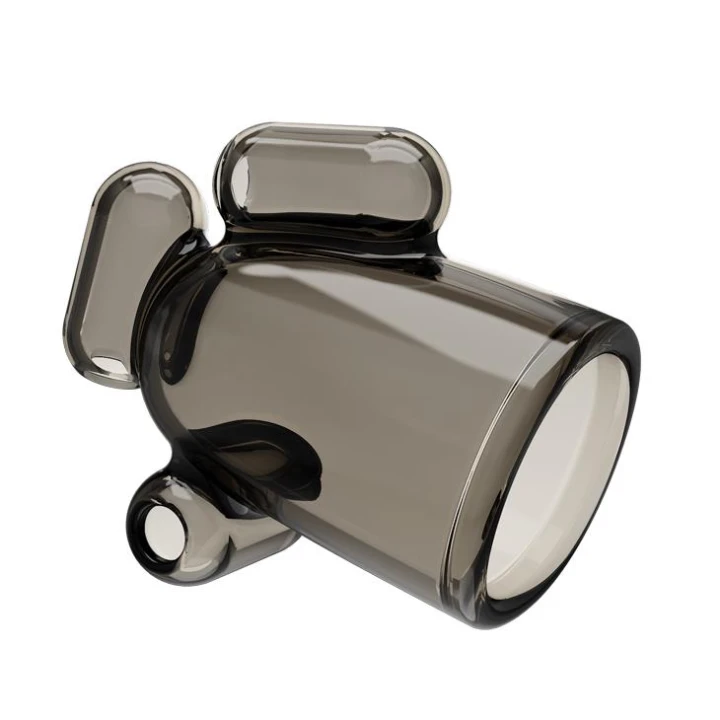 Nakładka wibracyjna na penisa PRETTY LOVE z kulkami, materiał TPR/ABS, długość 6,2 cm