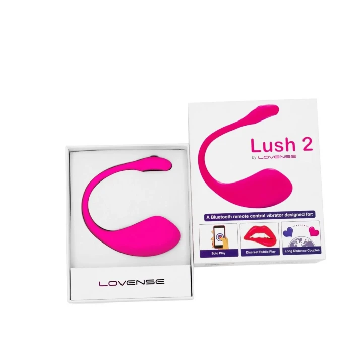 Wibrator Bluetooth Lovense Lush 2, wodoodporny, z zasięgiem do 45 stóp, cichy