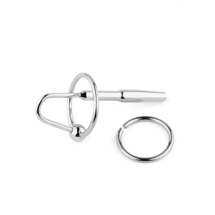 Plug cewkowy – seria Metal No.04, stal nierdzewna, kanał przez cały rdzeń, ø 0,5–0,8 cm