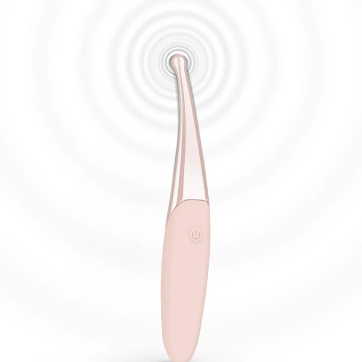 Wibrator punktowy Senzi - Różowy, 12 trybów prędkości, Wodoodporny