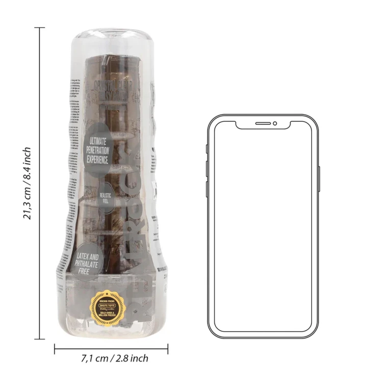 Masturbator TPE Easy Rider - Kompaktowy, Elastyczny, 21,5 cm