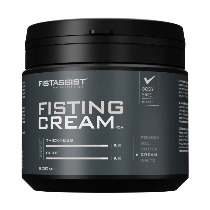 Krem do fistingu Fist Assist 500 ml — silikonowy poślizg, kremowa konsystencja, długotrwały