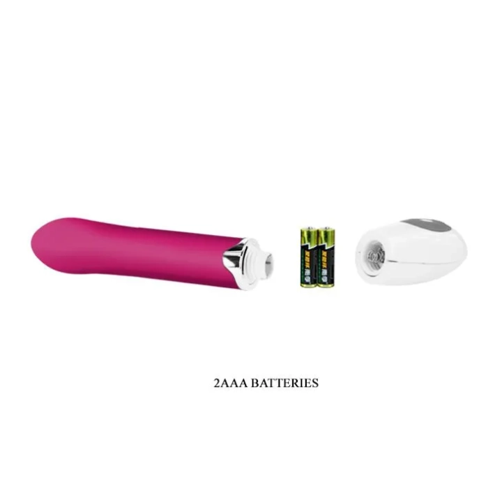 Wibrator silikonowy PRETTY LOVE - DANIEL, 30 funkcji, 19,5 cm, 3,1 cm