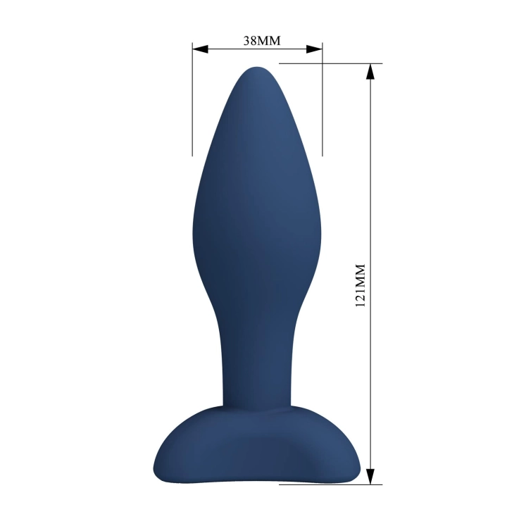 Korek analny Mr. Play Bulb L – silikon, 3,8 cm średnicy, długość 12,1 cm