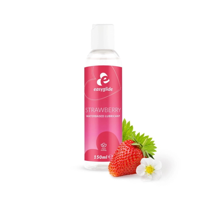 Lubrykant na bazie wody EasyGlide Strawberry — 150 ml, smak truskawkowy, dermatologiczny