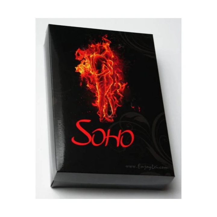 Gra erotyczna SOHO z kostkami, opaską na oczy i kulkowym dildo do wspólnych przygód