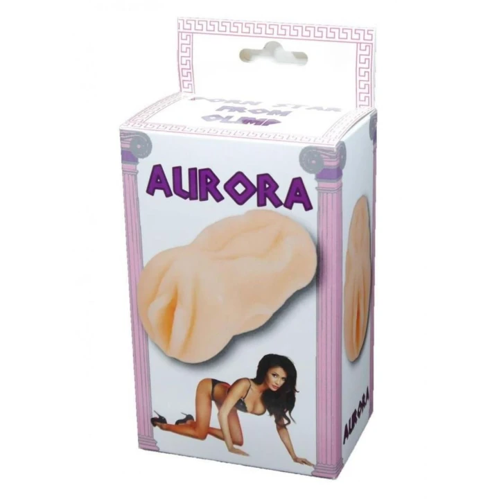Masturbator AURORA CyberSkin, 13 cm długości, 7 cm średnicy, wodoodporny