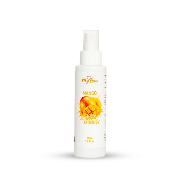 Żel intymny MyLove Taste Slide Sensitive, mango, 100 ml, aksamitny poślizg, tropikalny aromat