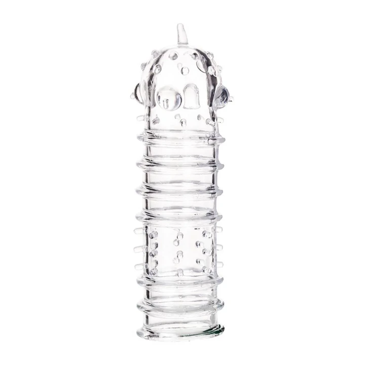 Osłona na penisa A-TOYS, TPR, przejrzysta, długość 15,3 cm, uniwersalny rozmiar