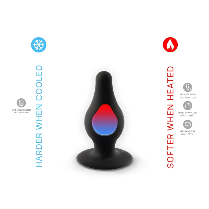 Wibrator SilexD Model 2 S - elastyczny, silikonowy, 7,2 cm wysokości, 3,4 cm średnicy