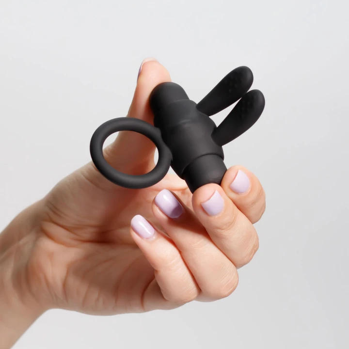 Pierścień erekcyjny Crushious Pluto z wibracyjnym bulletem, 10 trybów, silikon