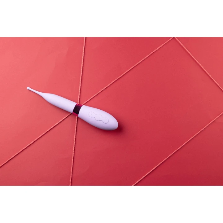 Wibrator silikonowy Loveline z wypustkami, ABS, wibrujący, stymulacja punktów erogennych