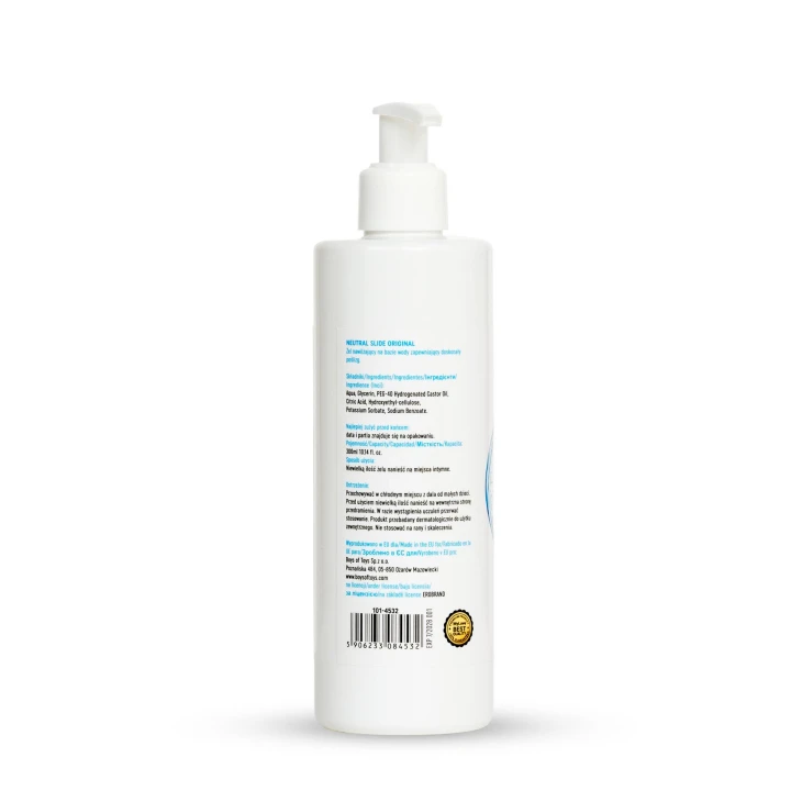 Żel intymny MyLove Neutral Slide 300 ml - bezzapachowy, długotrwały poślizg, aksamitna konsystencja